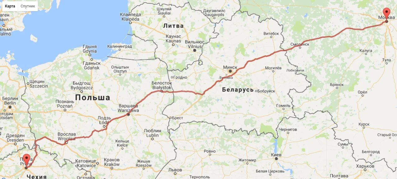 Москва Прага на карте. Чехия Москва маршрут. Москва Чехия на карте. От Москвы до Чехии.