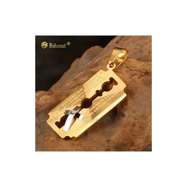 золотая подвеска лезвие. кулон лезвие gold 585. золотая подвеска лезвие.