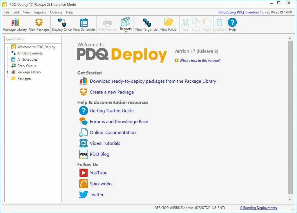 Deploy f. Pdq deploy. pdq inventory. pdq. pdq deploy enterprise 19.4.42.0.