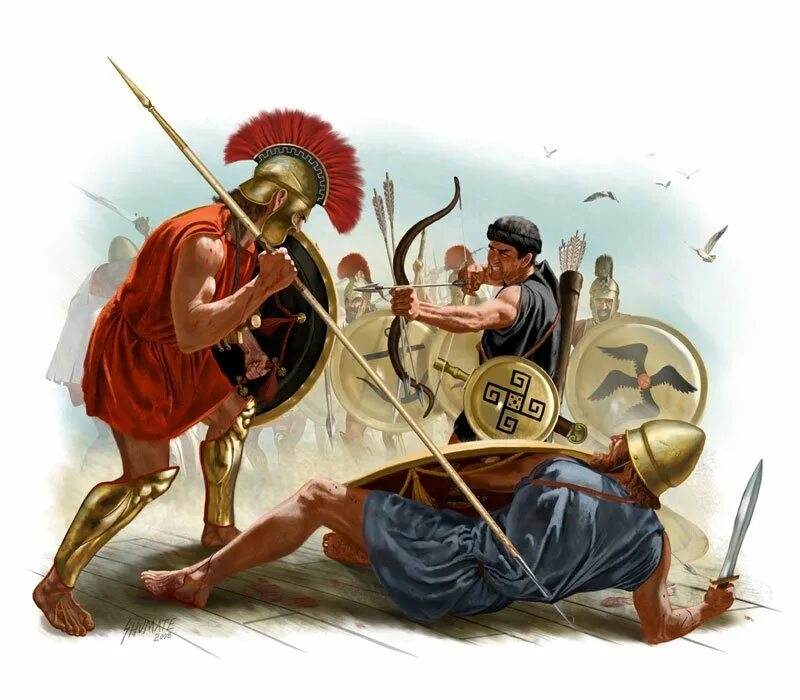 Древняя спарта и афины