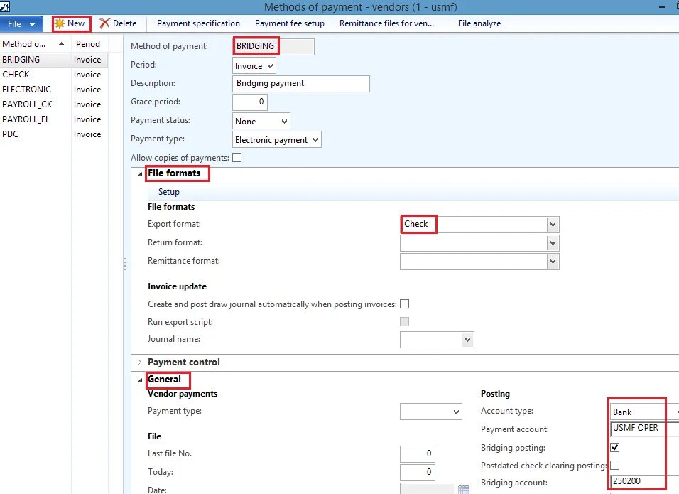 This payment method. Payment method в инвойсе.