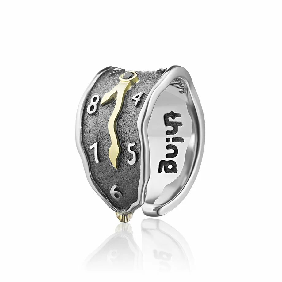 Кольцо время работы. Кольцо thing jewelry. кольцо часы. часы перстень. кольцо сальвадор дали часы.