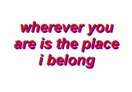 Belonging to me