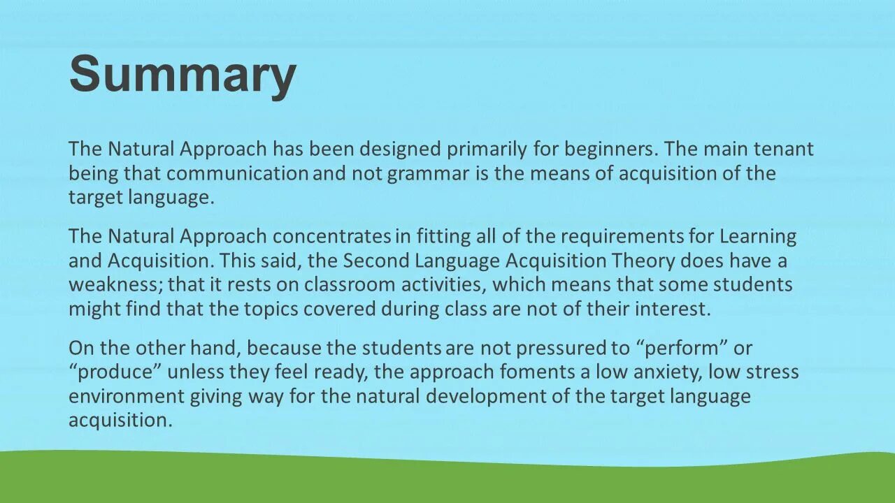 Natural approach. Natural approach in teaching English. Natural approach method. Approaches and methods in language teaching.