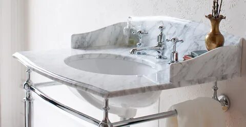 Marble bathroom basin