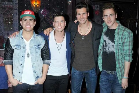 Kendall Schmidt, James Maslow, Carlos Pena, Jr. and Logan Henderson of Big Time...