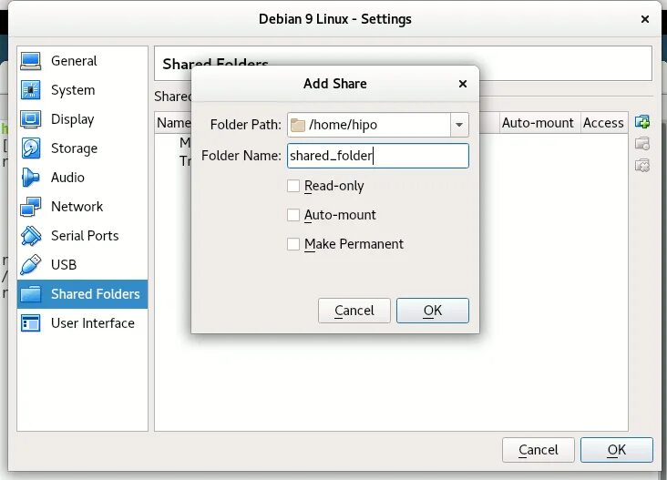 Create share. Shared folder. virtualbox shared folder. общая папка виртуал бокс. share folder virtualbox ubuntu.