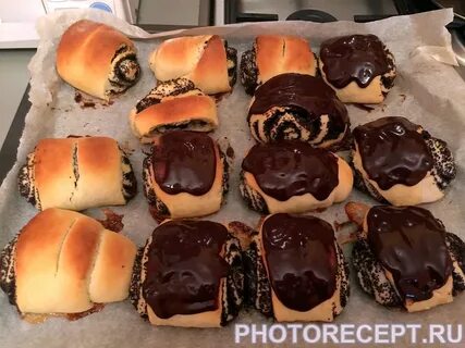 Булочки с шоколадом