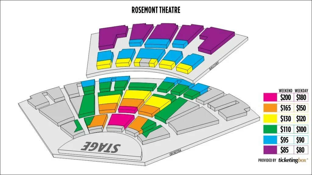 Weekend theater. Rosemont Theatre. Rosemont Theatre, Chicago. Лос Анджелес Роземонд театр количество мест. Names of Seats in the Theatre.