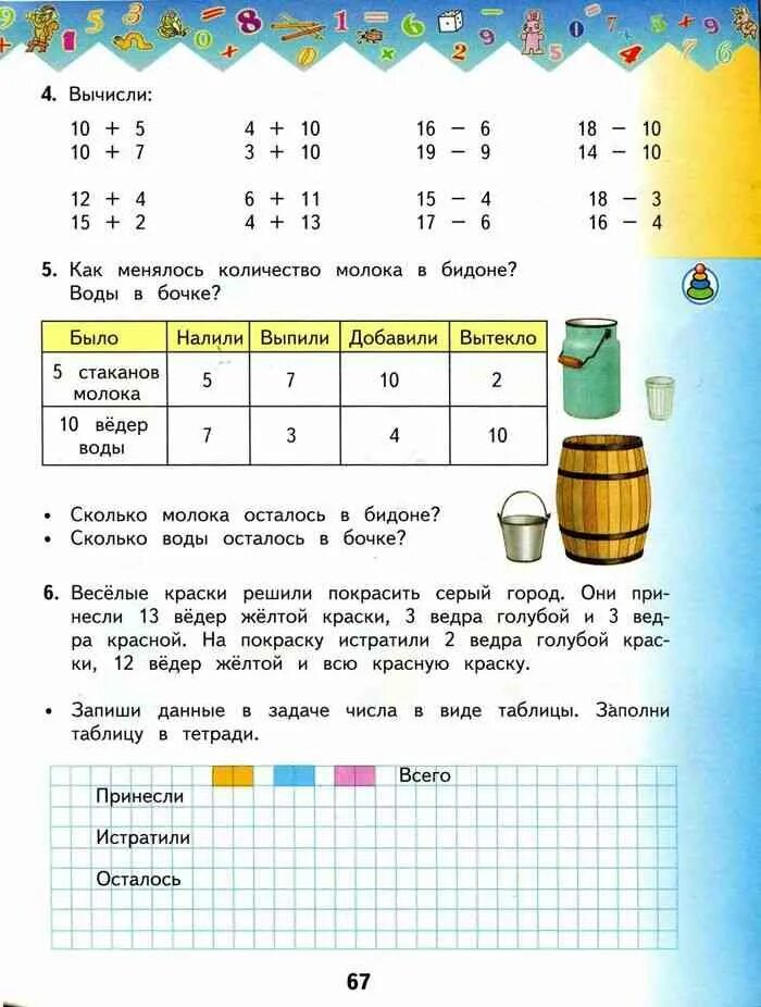 Сколько стаканов в бидоне 1 класс. Математике 1 класс башмаков Нефедова 2 часть. Математика 2 класс башмаков. Математика 2 класс 1 часть учебник башмаков. Башмаков математика 2 класс 2 часть.