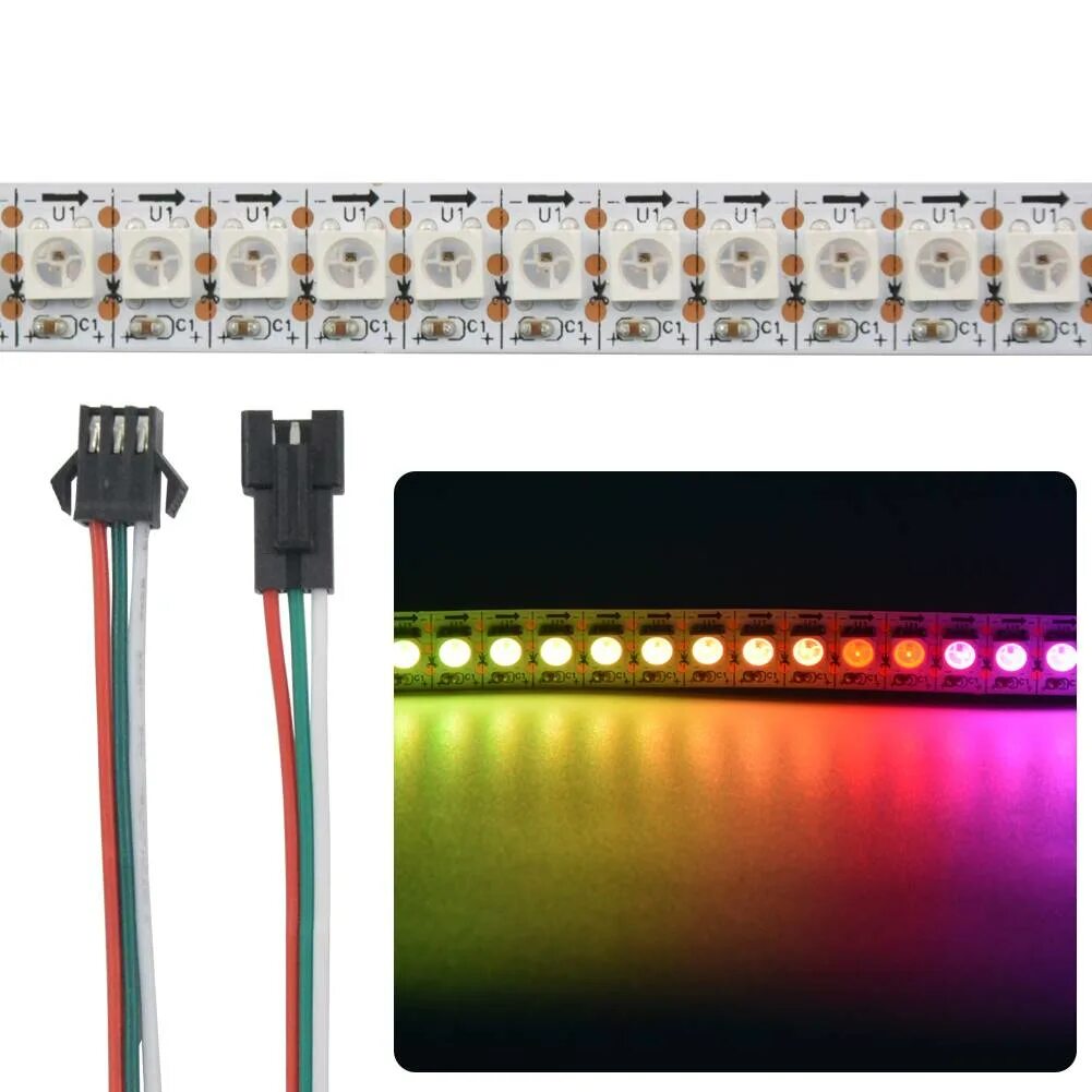 Https led 3. Светодиодная лента РГБ ws2812b. Светодиодная адресная RGB лента ws2812. Адресная RGB лента ws2811. Светодиодная лента ws2812b.