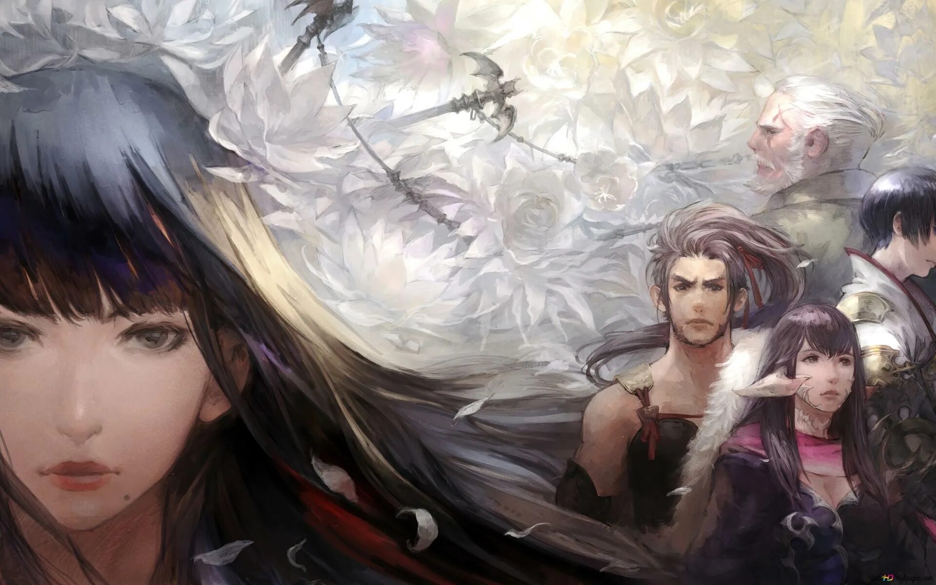Coming late. Югири Final Fantasy 14. Финал фэнтези 14 Постер. Yotsuyu FFXIV. Final Fantasy XIV обои.