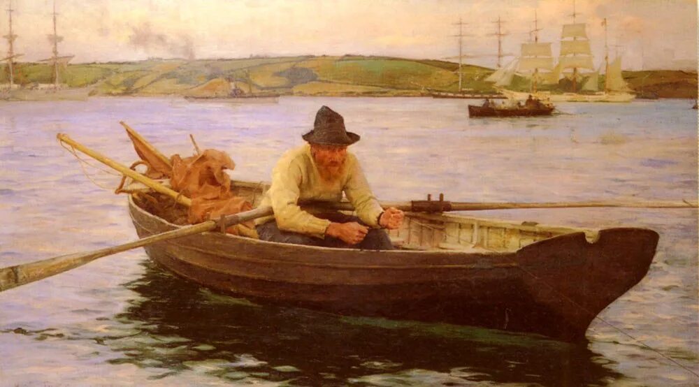 Henry Scott Tuke (1858-1929). Картины Henry Tuke.