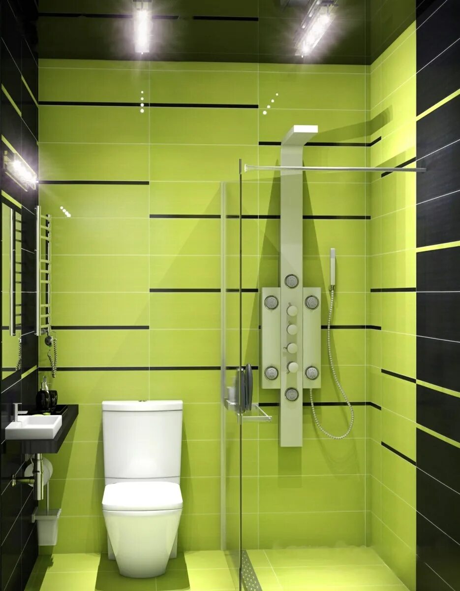 Интерьер туалета. Зеленая плитка в туалете. Зеленая туалетная комната. Санузел в зеленом цвете.