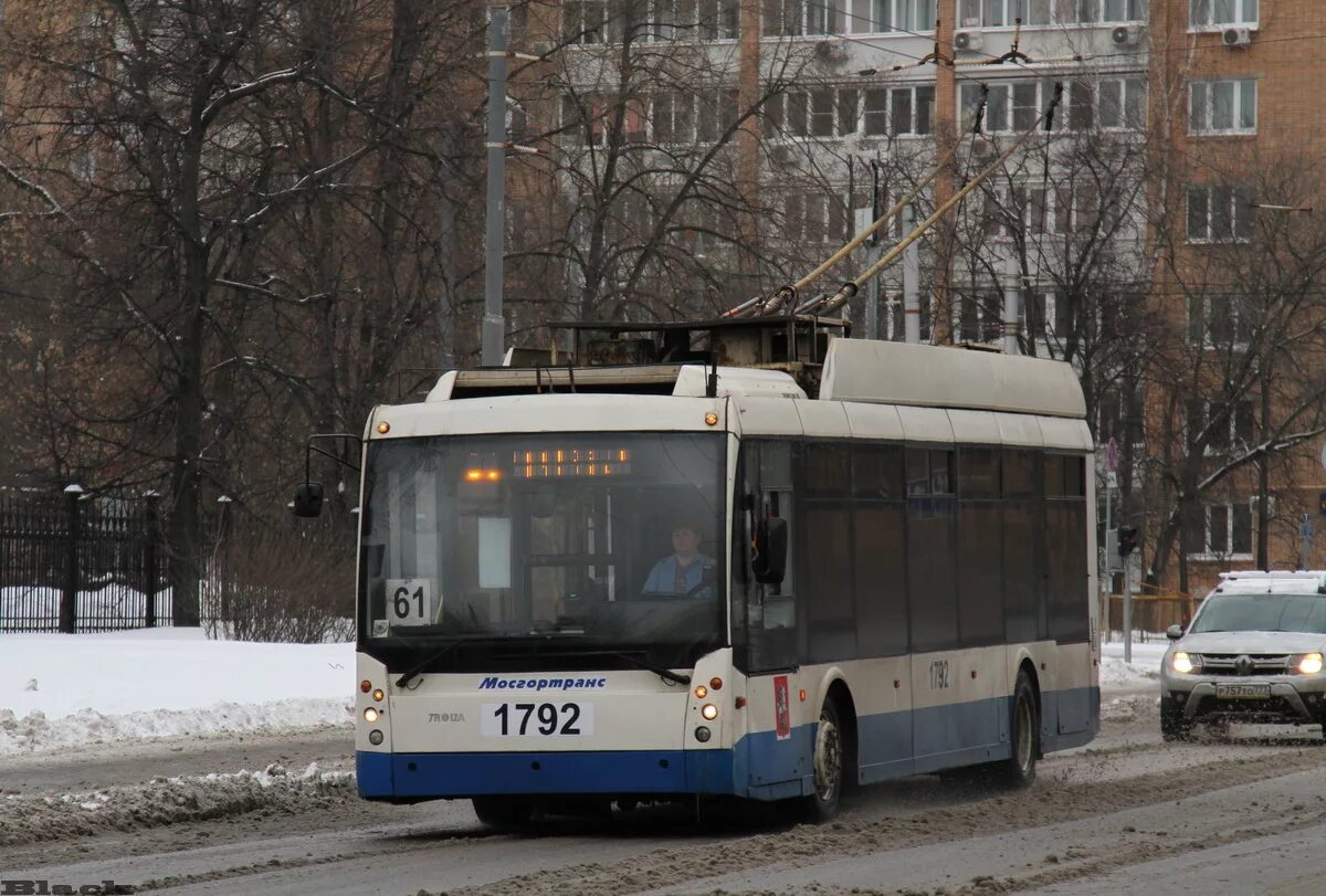 Маршрут троллейбуса 61