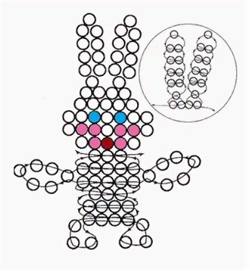 Как сплести зайца из бисера. Схемы для бисероплетения фигурки плоские. Заяц из бисера схема плетения. Схема плетения зайчика из бисера для начинающих. Схемы для бисероплетения заяц.