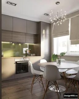 Кухня современный дизайн 8 кв м