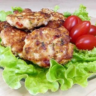 Круглая котлета из рубленного мяса