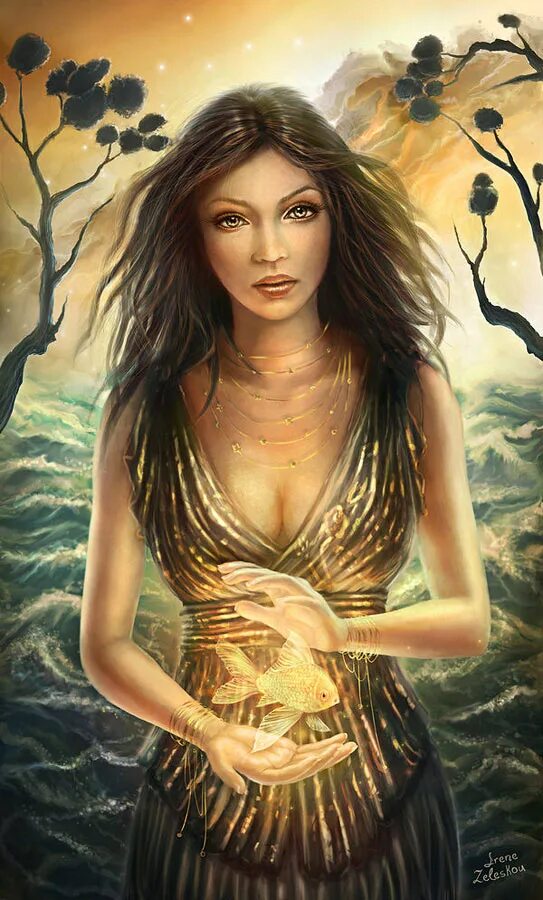 Рыбки для аквариума. Фантастические рыбы. Девушка с золотой рыбкой фэнтези. Девушка с рыбой. Женщина золотая рыбка.