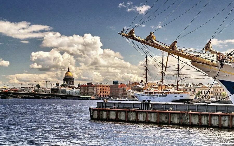 Санкт петербург морской город