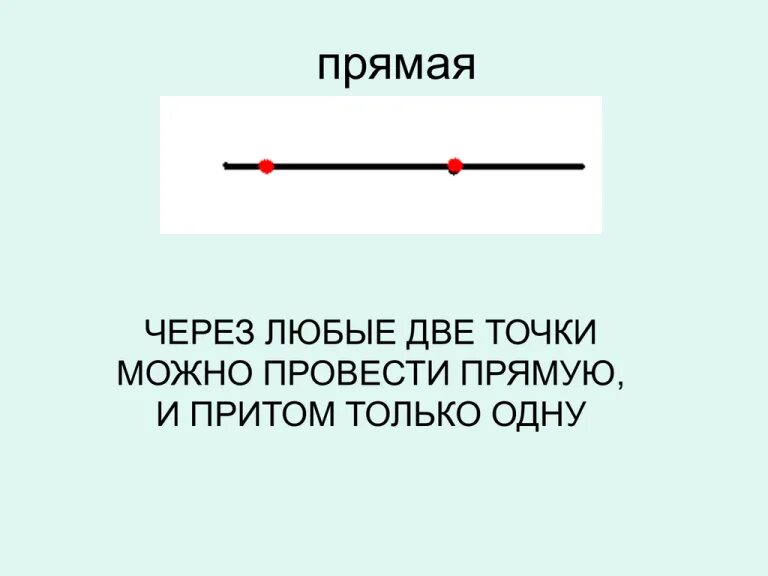 Прямую через две точки. Через любые две точки. Провести прямую через две точки. Прямую через любые две точки. И притом выбираем