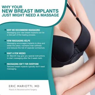 Why Your New Breast Implants Just Might Need a Massage Infographic.