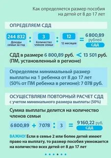 Пособия 17 тысяч на ребенка