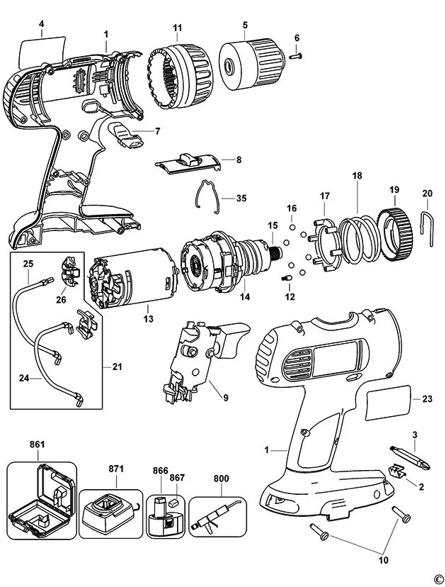 Деталировка dewalt. Запчасти dewalt - dw349 type 1. Запчасти на гайковерт девольт 899. Дрель dewalt dw236. Деталировка dewalt.