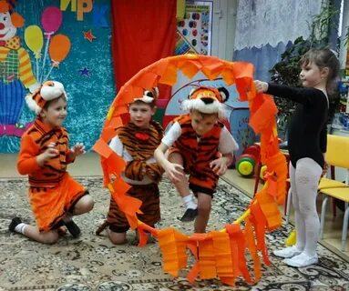Новогодний цирк в детском саду