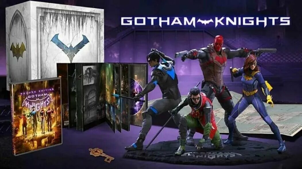 Knight ps5. Gotham Knights коллекционное издание. Gotham Knights ps4. Gotham Knights на пс4. Делюкс-издание Gotham Knights.