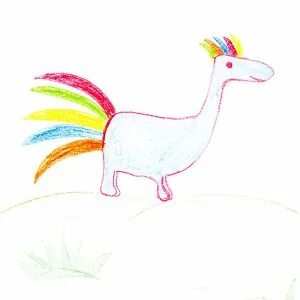 Просят нарисовать несуществующее животное
