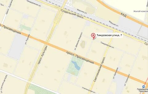 Культура проспект на карте