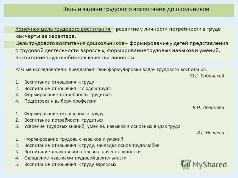 Цели и задачи трудового воспитания дошкольников. Задачи трудовой деятельности. Трудовое воспитание задачи воспитания. Цели и задачи трудового воспитания в ДОУ.