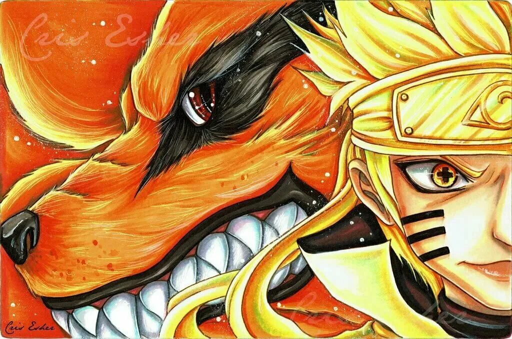 кицунэ кьюби наруто.