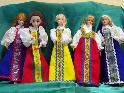 Русский народный костюм для куклы своими руками