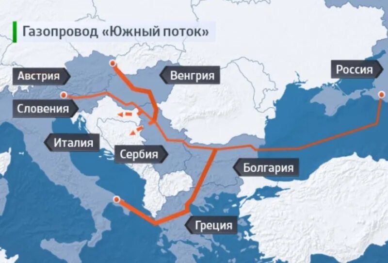 Проект газ россии. Южный поток газопровод на карте. Схема трубопровода Южный поток. Южный поток схема газопровода. Схема Южного потока газопровода на карте.