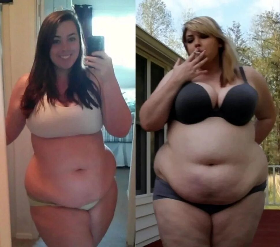 Feedee weight gain progress