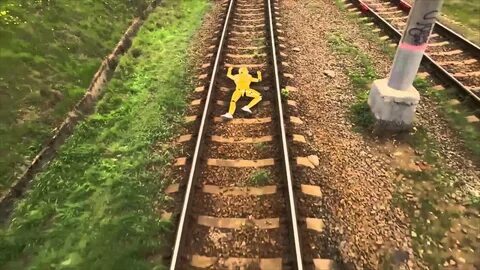 Видеоролик на железной дороге