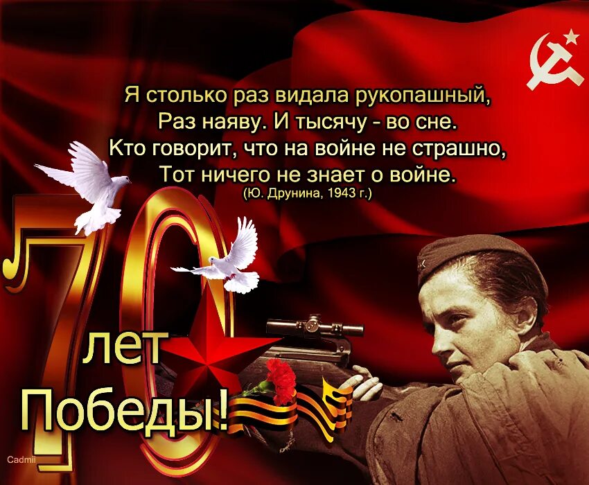 Я столько раз видала рукопашный стих. Память о войне. Я только раз видала рукопашный стих. 70 лет памяти