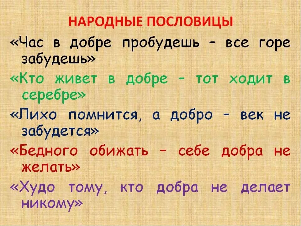 Какую пословицу можно использовать в ситуации