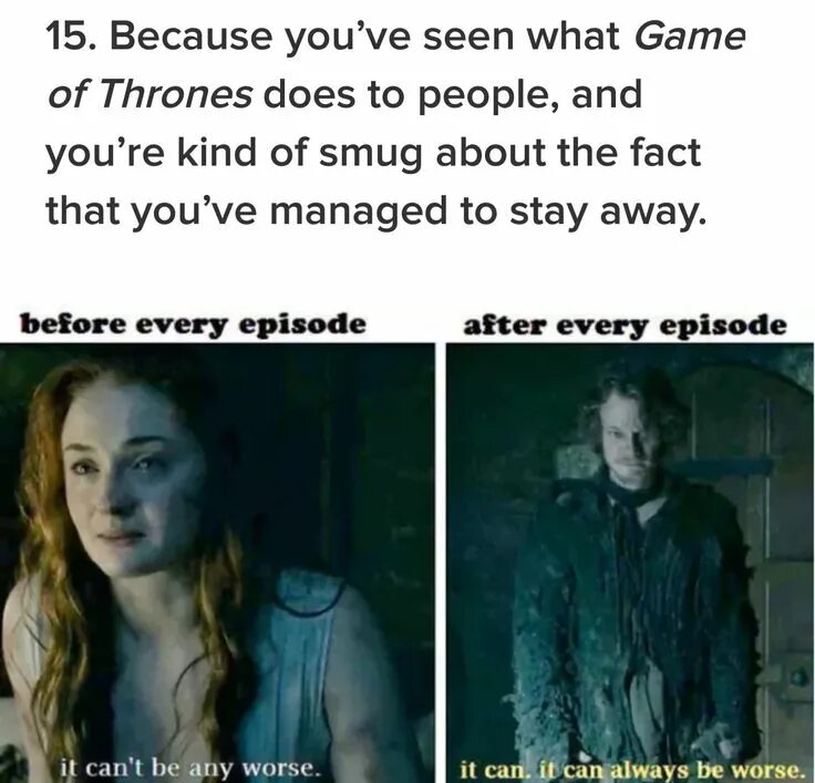 It could always be worse