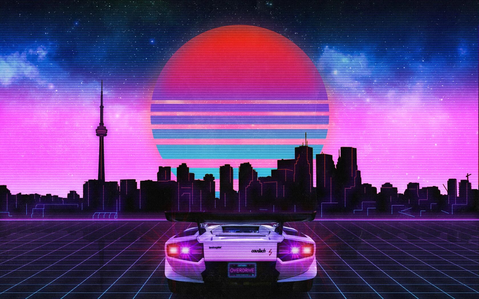 Retrowave wallpapers. Синтвейв ретровейв. Ретровейв Ламборджини коунтач. Porsche 911 Retro Wave. Синтпоп и синтвейв.