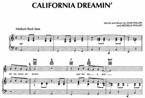 California dream перевод
