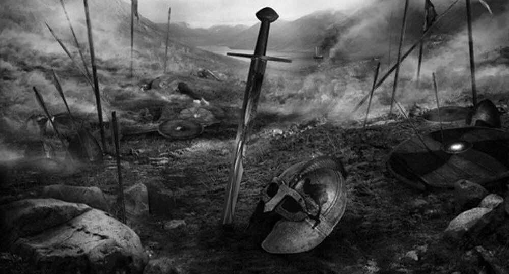 Тата поле. Викинги после битвы. поле боя викингов. поле битвы викингов. поле после битвы.