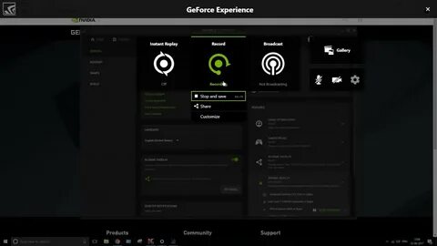 Как открыть geforce запись