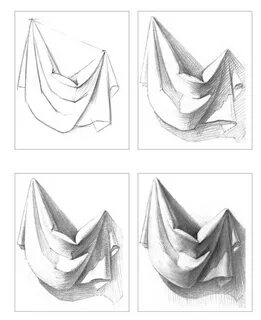 Как рисовать складки на ткани