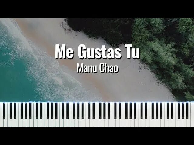 Me gustas tu на гитаре