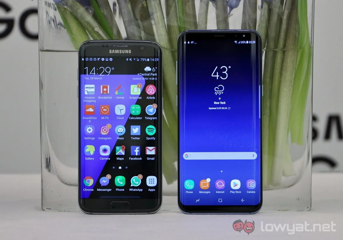 Сравнение самсунг 8. Samsung Galaxy s7 s8. Samsung Galaxy 8 Edge. Galaxy s 7 Edge и Galaxy s 8. Galaxy s8 vs Galaxy s7 Edge.