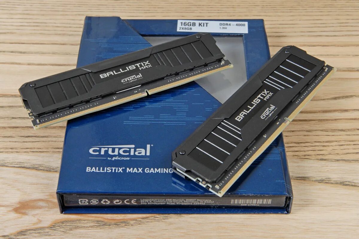 Оперативная память crucial 16gb