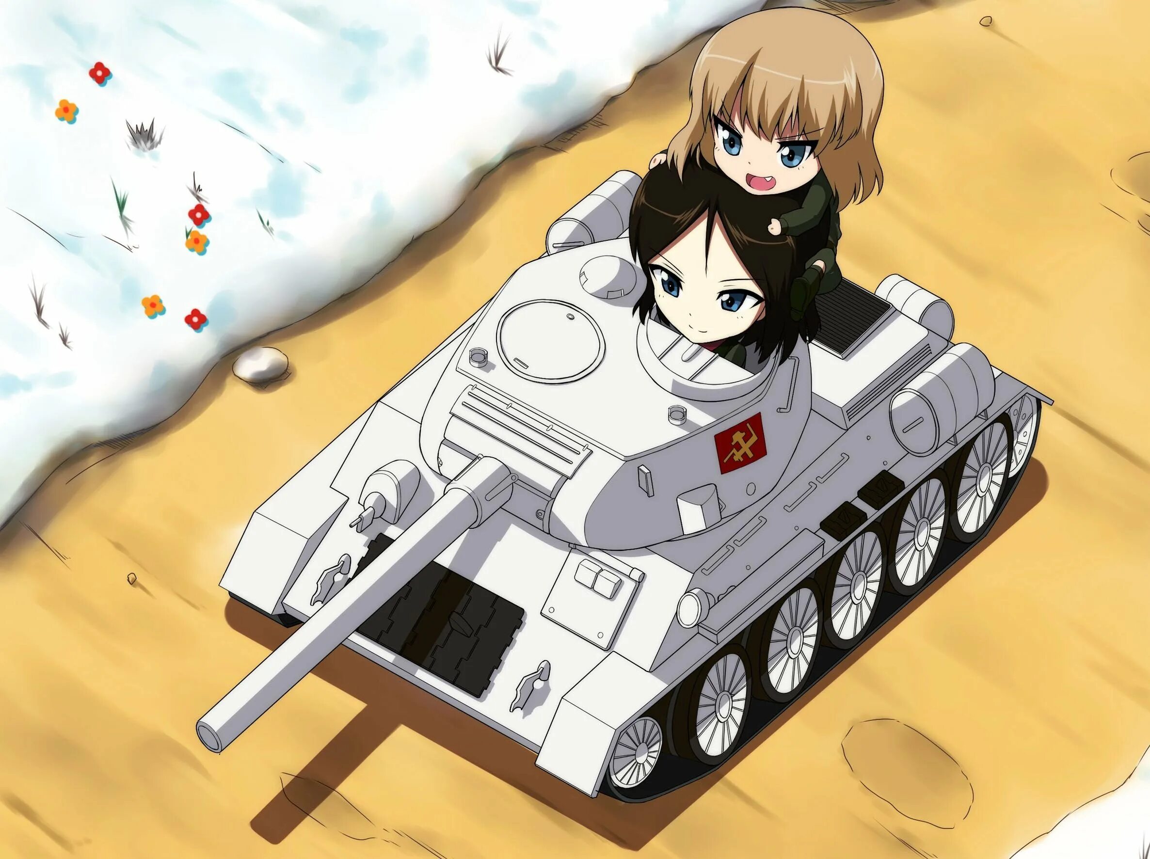 Катюша танкистки girls und Panzer. Gup memes